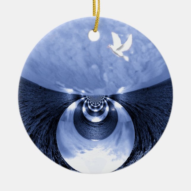 Ornamento De Cerâmica Novos começos#1_ (Frente)