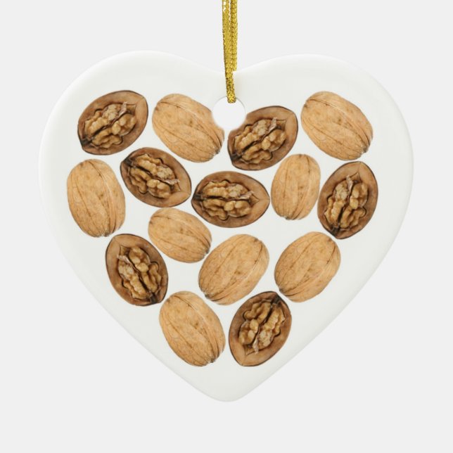 Ornamento De Cerâmica Nozes! (Frente)