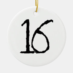 Ornamento De Cerâmica Number16