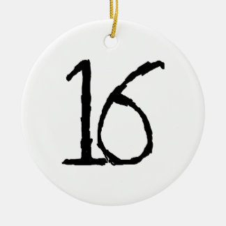 Ornamento De Cerâmica Number16