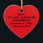 ORNAMENTO DE CERÂMICA NÚMERO<br><div class="desc">descansar em paz</div>