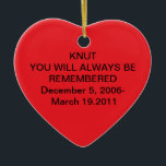 ORNAMENTO DE CERÂMICA NÚMERO<br><div class="desc">descansar em paz</div>