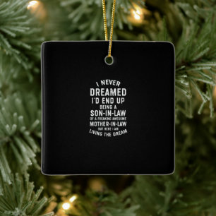 Ornamento De Cerâmica Nunca Sonhei Que O Id Acabasse Sendo Filho De Gift
