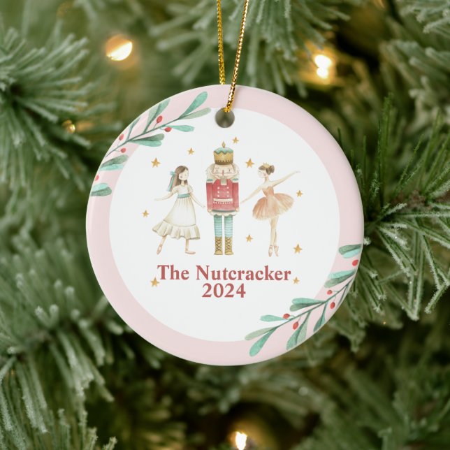 Ornamento De Cerâmica Nutcracker Ballet de Inverno Natal (Árvore)
