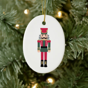Ornamento De Cerâmica Nutcracker Illustration Christmas Design Classic C