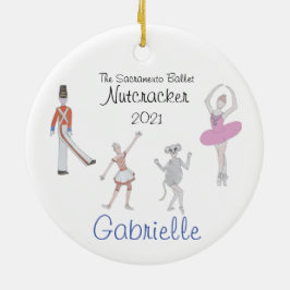 Ornamento De Cerâmica Nutcracker Keepsasaame Ornament (personalizado)