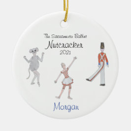 Ornamento De Cerâmica Nutcracker Keepsasaame Ornament (personalizado)