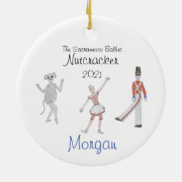Ornamento De Cerâmica Nutcracker Keepsasaame Ornament (personalizado)
