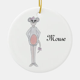 Ornamento De Cerâmica Nutcracker Mouse Keepsasaame Ornament