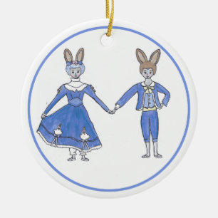 Ornamento De Cerâmica Nutcracker Personalizado Mãe Ginger Cony Orname