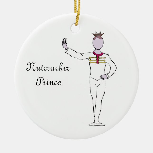 Ornamento De Cerâmica Nutcracker Prince Keepsasaame Ornament (Frente)