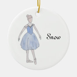 Ornamento De Cerâmica Nutcracker Snow Keepape Ornament