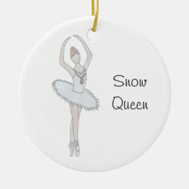 Ornamento De Cerâmica Nutcracker Snow Queen Keepsasaame Ornament