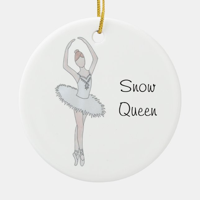 Ornamento De Cerâmica Nutcracker Snow Queen Keepsasaame Ornament (Frente)