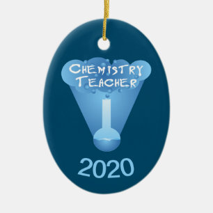 Ornamento De Cerâmica Nuvem de Professores de Química