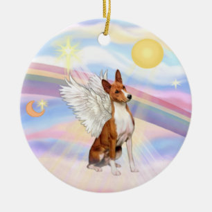 Ornamento De Cerâmica Nuvens - Basenji