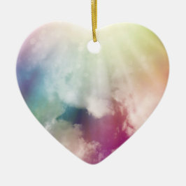 Ornamento De Cerâmica Nuvens Mágicas