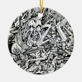 Ornamento De Cerâmica O Adepto, ou, Uma Transfiguração Excêntrica