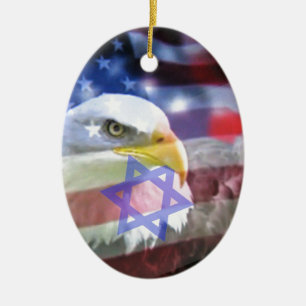 Ornamento De Cerâmica O americano judaico