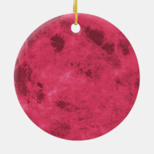 Ornamento De Cerâmica O amor rosa-vermelho inspirou a arte de design abs