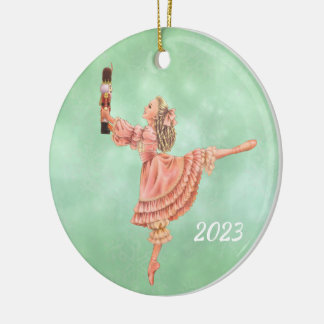 Ornamento De Cerâmica O Balé Nutcracker Clara Keepsawn Ornament