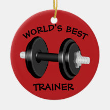 O barbell tomado partido do instrutor 2 do mundo