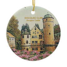 O castelo de Douglas Clan da Escócia