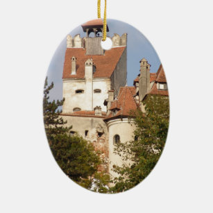 Ornamento De Cerâmica O castelo de Dracula, a Transilvânia