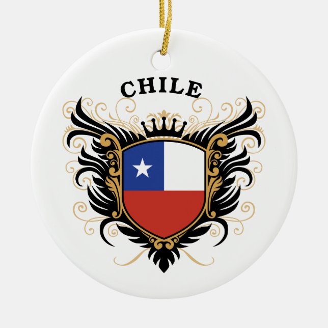 Ornamento De Cerâmica O Chile (Frente)