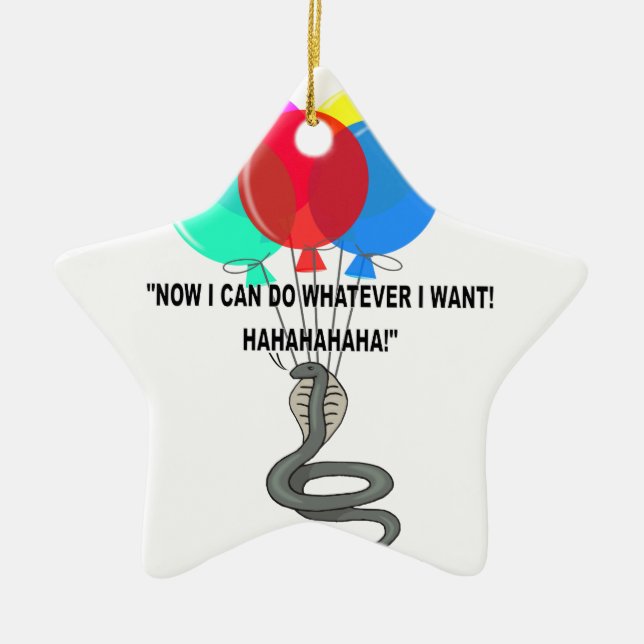 Ornamento De Cerâmica O Cobra Voador (Frente)