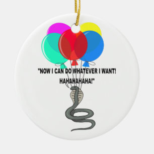 Ornamento De Cerâmica O Cobra Voador