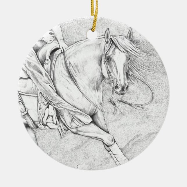 Ornamento De Cerâmica O Cortador (Frente)