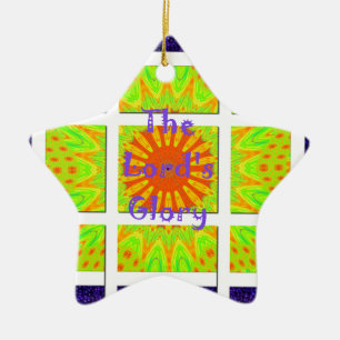 Ornamento De Cerâmica O Design de texto Gráfico do Padrão Glorioso do Se