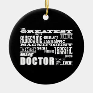 Ornamento De Cerâmica O divertimento moderno legal medica Grande doutor