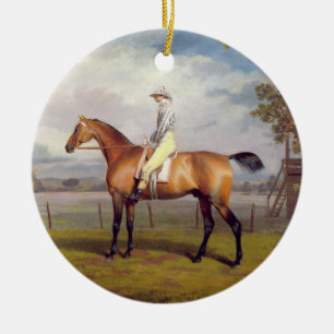 Ornamento De Cerâmica O duque do disfarce de Hamilton com jóquei acima