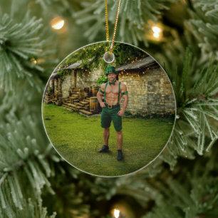 Ornamento De Cerâmica O fantástico duende do Dia de São Patrício da Slip