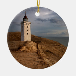 Ornamento De Cerâmica O farol