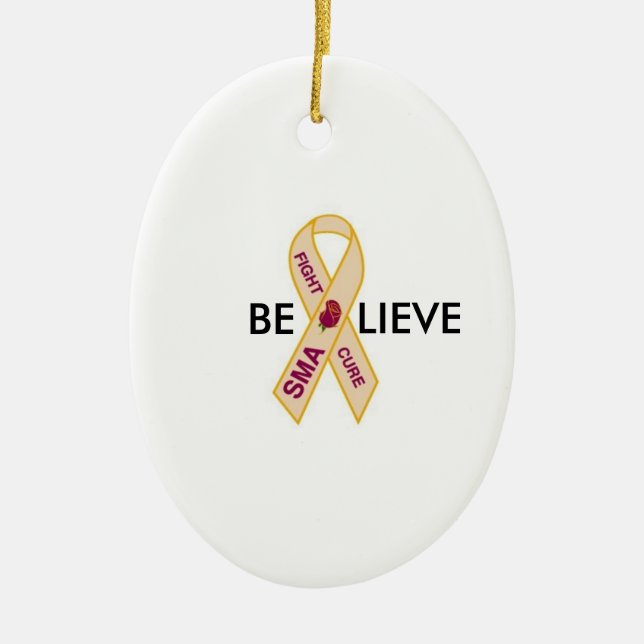 Ornamento De Cerâmica O Fim-SMA-pino, SEJA, LIEVE (Frente)