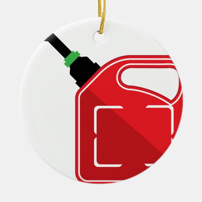 Ornamento De Cerâmica O gás pode (Frente)