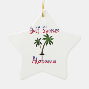 Ornamento De Cerâmica O golfo suporta Alabama