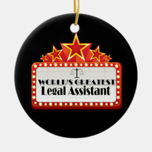 Ornamento De Cerâmica O grande assistente legal do mundo
