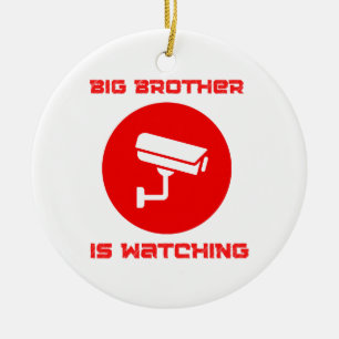 Ornamento De Cerâmica O Grande Irmão Está Observando  1984 ingsoc