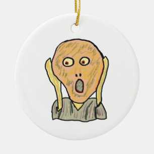 ORNAMENTO DE CERÂMICA O GRITAR