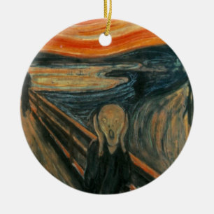 Ornamento De Cerâmica O Gritar - Edvard Munch