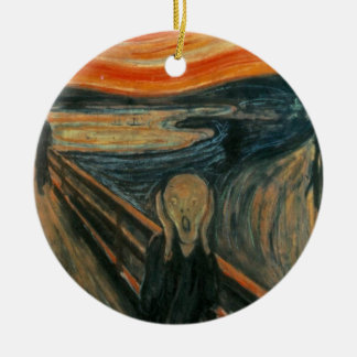 Ornamento De Cerâmica O Gritar - Edvard Munch