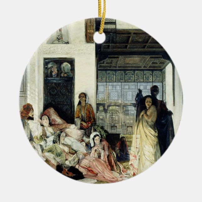 Ornamento De Cerâmica O Harem (Frente)