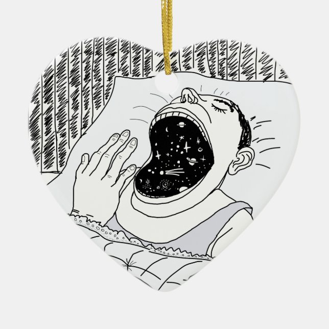 ORNAMENTO DE CERÂMICA O HOMEM E O COSMOS (Frente)