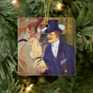 Ornamento De Cerâmica O Inglês por Toulouse Lautrec, Arte Vintage
