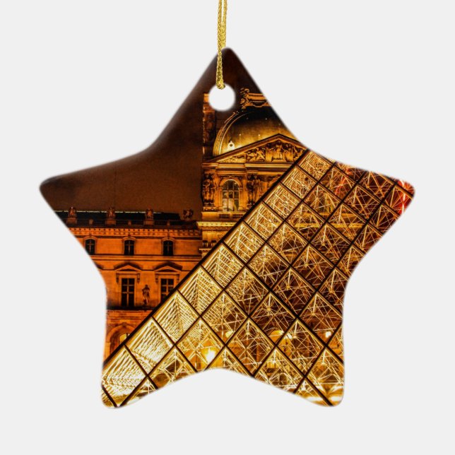 Ornamento De Cerâmica O Louvre (Frente)