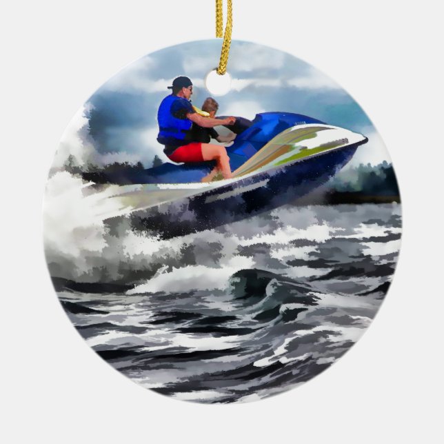 Ornamento De Cerâmica O mar faz dentro (Frente)